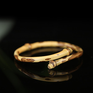 Bamboo Bracelet Plum Deer Pattern Adjustable Size Unisex Gift Guizhou Origin Cultural Collectible Jewelry - Product Image 2