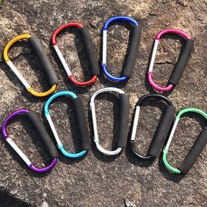 Mosquetón de Aluminio en Forma de D de 14 mm, Capacidad de Carga de 15 kg, Gancho de Escalada con Agarre de Esponja, Equipo para Exteriores, Hecho en Zhejiang - Product Image 1