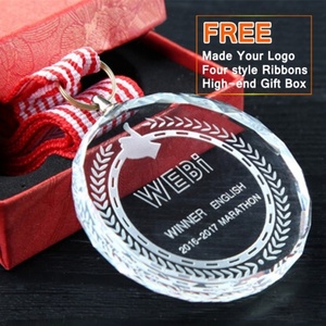 เหรียญรางวัลคริสตัลคุณภาพสูงจากโรงงานจีน ผลิตภัณฑ์ใหม่ ขายเหรียญทอง เหรียญรางวัล และถ้วยรางวัล - Product Image 3