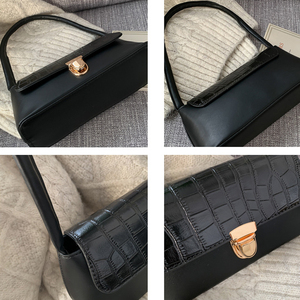 <span class=keywords><strong>Sac</strong></span> à bandoulière en cuir PU pour femme, sacoche rétro, fourre-tout de danse - Product Image 3