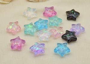 Precio de fábrica, estrella de cinco puntas, cuentas sueltas DIY, cuentas hechas a mano, joyería acrílica, accesorios de pulsera - Product Image 6