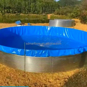 Pvc Gegalvaniseerde Bladvisvijver Voor Aquacultuur En Boomgaard Wateropslag <span class=keywords><strong>Koi</strong></span> Kreeft Fokkerij Tilapia Vijver Gegalvaniseerde Aquariumtanks - Product Image 5