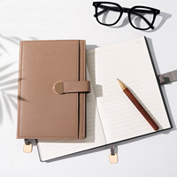 Faire des échantillons de produits Carnet à couverture rigide de qualité supérieure avec impression de logo personnalisé Journal en cuir pour les affaires et les écoles