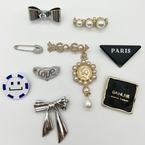 バッジステンレス鋼ピンメタルパーソナライズされたパターン中空ピンカスタムロゴメタル服ブローチハットピン - Product Image 3