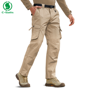 Calças de Caminhada Masculinas OEM Leves e Antirrugas Calças Cargo de Trabalho Calças Táticas Masculinas - Product Image 4