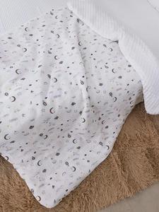 <span class=keywords><strong>Couverture</strong></span> à langer en mousseline polaire pour bébé, impression double face, avec différentes couleurs, pour différentes tailles de lit. - Product Image 3