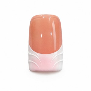 Faux ongles à presser faits à la main, 10 pièces, en acrylique, carrés, couvrants, avec colle, pour femmes et enfants - Product Image 2