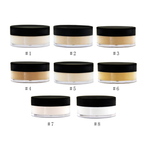 Polvo fijador cosmético con logotipo personalizado, 8 colores, Etiqueta Privada, maquillaje facial, resistente al agua, Control de aceite, polvo fijador suelto translúcido - Product Image 1