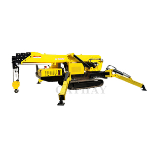 Mini-grue araignée hydraulique électrique diesel haut de gamme de 1 à 16 tonnes, grue araignée de 5 tonnes et 3 tonnes à vendre - Product Image 5