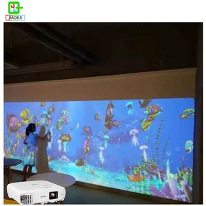 ระบบเกมผนังดิจิทัลแบบอินเทอร์แอคทีฟสำหรับเด็ก ระบบวาดรูปเสมือนจริง AR สวนสนุกเพื่อการศึกษาสำหรับโรงเรียนอนุบาล ขนาด 2.4x1.8 เมตร - Product Image 6