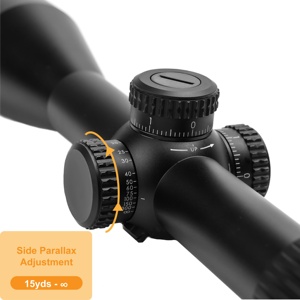 Chiến Thuật Săn bắn phụ kiện <span class=keywords><strong>6</strong></span>-24x50 ffp đầu tiên tiêu cự máy bay kẻ ô phạm vi dài phạm vi độ phóng đại cao săn bắn phạm vi - Product Image 4