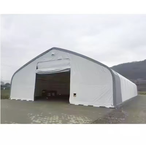 Tente industrielle à double structure en acier, design moderne, extra robuste pour grandes ateliers, hangars d'avions, abris de stationnement pour voitures - Product Image 1