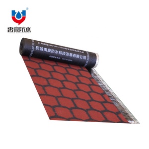 Yuaho Offre Spéciale écologique 3D motif SBS <span class=keywords><strong>toit</strong></span> <span class=keywords><strong>terrasse</strong></span> <span class=keywords><strong>rouleau</strong></span> d'étanchéité 3mm gris couleur moderne résistant à la chaleur bitume matériel - Product Image 3