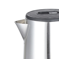 Bouilloire électrique en acier inoxydable 800W 0,8 L mécanique avec double protection et arrêt automatique pour le thé et le café domestique