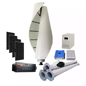 เครื่องกำเนิดไฟฟ้าพลังงานลมแบบแกนตั้ง 100w 48v 96v สำหรับใช้ในบ้าน ประสิทธิภาพสูง รุ่น SS ขายดี - Product Image 1