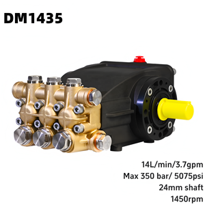 Bomba de Alta Presión de Latón 15L/4gpm 200bar hasta 350bar/5075psi, Motor de Gasolina, Equipo de Lavado con Hidrolavadora de Ultra Alta Presión - Product Image 2