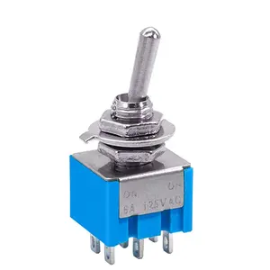 MTS-202 DPDT 6 pin ON ON Mini toggle switch