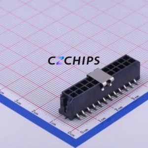 X3025WVS-2x12D-LPSW Wire-to-Board Pin Header SMD,P=3mm Connector 2x12P 3mm Vertical Mount 24P - Product Image 1