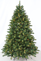 Vente en gros de sapin de Noël artificiel écologique de haute qualité PE + PVC pour lumières LED pour la décoration intérieure du centre commercial
