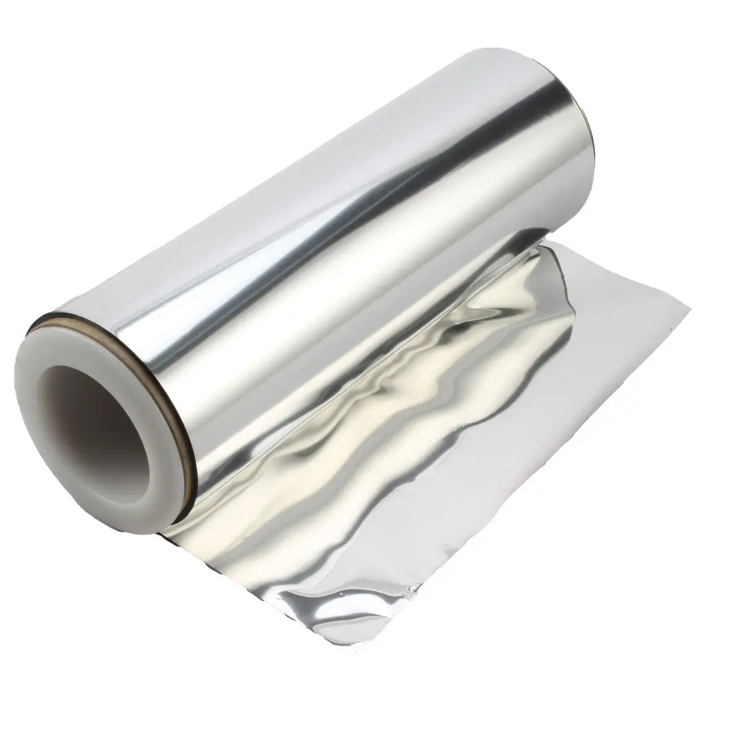 Printing and Packaging Metallized Film Moisture Proof Soft VMPET Sealing Film Cpp/pet Plastic Stretch Roll Film Pet Roll Black