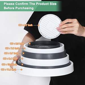 Nouvelle arrivée Bon marché Pratique pour la maison Jardin <span class=keywords><strong>à</strong></span> roulettes Grand support rond Plateau en plastique texturé pour l'extérieur - Product Image 4