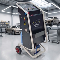 Máquina de Recuperación y Recarga de Refrigerante R134a para Aire Acondicionado de Automóvil HONOW L180A AC 220-240V Capacidad del Cilindro 13.6kg