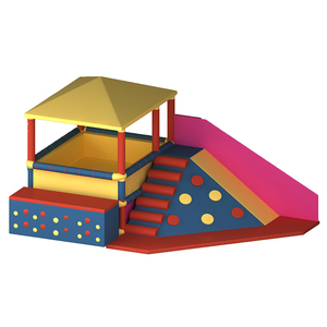 Set de Juego Infantil con Forma de Castillo para Sala de Fiestas, Escenario de Fondo, Juego Suave para Área de Juegos Interior - Product Image 3
