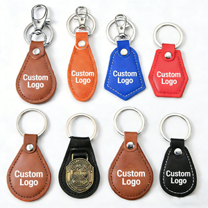 Portachiavi Creativo Retrò Personalizzato con Logo e Forme su Misura, Design in Pelle PU con Logo Personalizzato, Idea <span class=keywords><strong>Regalo</strong></span> - Product Image 6
