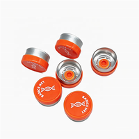 Capsules en aluminium personnalisées OEM imprimées, 13 mm, 20 mm, capsules à ouverture facile pour flacons lyophilisés
