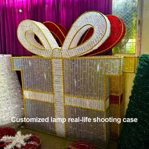 Boîte à lumière LED géante 3D personnalisée et colorée pour décoration de Noël en extérieur - Product Image 3