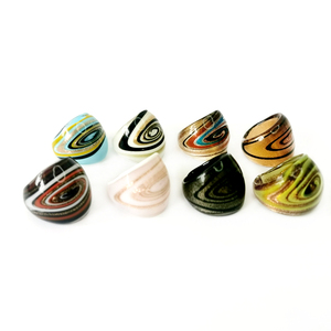 Disegni misti anello da dito in vetro di <span class=keywords><strong>murano</strong></span> colorato <span class=keywords><strong>gioielli</strong></span> bohémien - Product Image 5