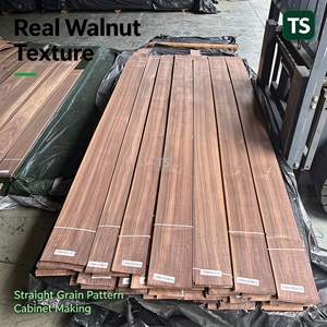 Chapa de Madera Natural de Nogal Negro Norteamericano con Corte en Raya y Grano Recto, de 0.25mm-2.0mm, para Puertas de Gabinetes y Paneles de Pared - Product Image 2