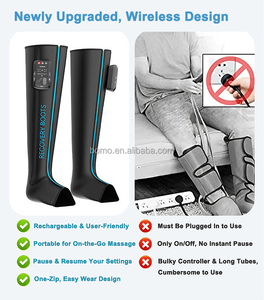Zoshine séquentiel meilleure thérapie de Compression Machine de <span class=keywords><strong>Massage</strong></span> sportif jambe récupération masseur bottes de Compression d'air pour la Circulation - Product Image 5