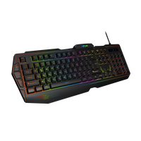 Combo de jeu AIKUN 4 en 1 - Clavier macro RGB, souris RGB 12800 DPI, casque stéréo, tapis de souris 350*250 mm, boîte de couleur 4 en 1