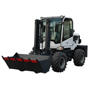 Empilhadeira para Terreno Irregular para Uso em Engenharia de Construção, Empilhadeira Diesel de Alta Potência com Pneus Off-road - Product Image 2