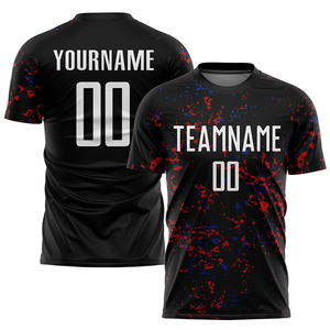 Derniers modèles d'uniformes de football personnalisés pour équipes, ensemble de vêtements de football pour jeunes, maillot de football personnalisé, col rond, couleur unie - Product Image 2