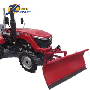 China factory 2WD 4WD farm wheel Tractor for sale with Front Snow Blade front snow plough tractor tractor bull dozer for sale