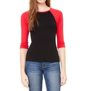 T-shirts en coton blanc pour femmes, manches <span class=keywords><strong>trois</strong></span> quarts, t-<span class=keywords><strong>shirt</strong></span> ajusté, sous-vêtements, t-shirts pour femmes en gros - Product Image 1