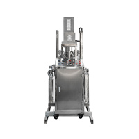 Agitateur émulsifiant sous vide avec moteur, capacité 50L, haute efficacité, pour la fabrication de produits chimiques, alimentaires, shampoings, crèmes cosmétiques, avec fonction de chauffage
