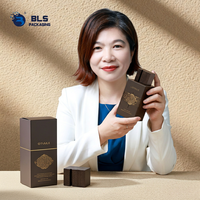 Boîtes en papier pliables personnalisées imprimées à la main avec estampage à chaud, revêtement UV, gaufrage, emballage de luxe pour cosmétiques et parfums