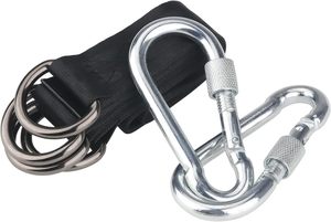 Kit de correas colgantes <span class=keywords><strong>para</strong></span> columpio con <span class=keywords><strong>dos</strong></span> mosquetones de aleación de zinc resistentes correas de árbol de hamaca <span class=keywords><strong>para</strong></span> columpios y hamacas - Product Image 3