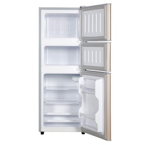 Refrigerador de tres puertas de 78L, compacto y de bajo consumo, ideal para dormitorios y apartamentos, con descongelación manual y alimentación eléctrica. - Product Image 1