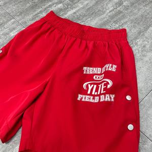 Custom Men's Casual Nylon <b>Short</b> <b>Pants</b> Manufacturer Side Button Up Gym <b>Shorts</b> Streetwear Baggy Designer Sports <b>Shorts</b> For Men - Product Image 3