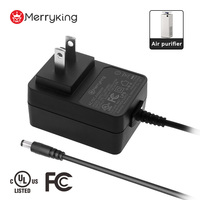 Transformateur mural AC/DC 24W 24V 1A avec prise américaine, certification de sécurité complète pour la maison intelligente et les mini-appareils