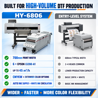 Printer DTF Industri 70CM dengan 6 Head Epson I3200-A1 dan Penggoyang Bubuk Otomatis untuk Pencetakan Garmen