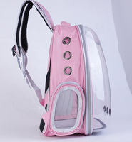 Vente en gros de sac à dos portable pour chat d'extérieur de qualité supérieure OEM ODM capsule durable pour espace clair grand transporteur pour animaux de compagnie imprimé à fermeture éclair