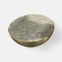 Table basse en verre avec structure en acier inoxydable, design classique et contemporain, écologique et luxueux, personnalisable pour hôtel, villa, salon