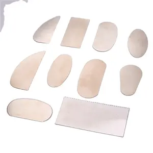 Xinbowen 10cs di Modellazione Dell'argilla del Polimero di Alta Qualità 6pcs Artigianato della Ceramica di Strumenti di Argilla Set di Strumenti Scultura