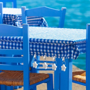 8 Cái Starfish Table Cover Trọng Lượng Móc Treo Khăn Trải Bàn Mặt Dây Chuyền Với Kẹp Kim Loại Cho Dã Ngoại Ngoài Trời Gia Đình Trang Trí Bàn - Product Image 6