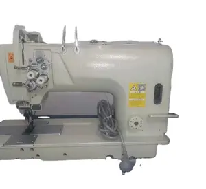 Electronic high speed double needle lockstitch sewing machine with direct drive series 8722D factory directly sell in 2022 year